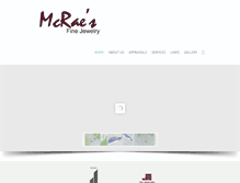 Tablet Screenshot of mcraesjewelers.com